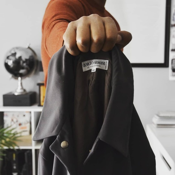 Rare Vintage Giorgio Armani Lightweight Coat - Picture 3 of 4